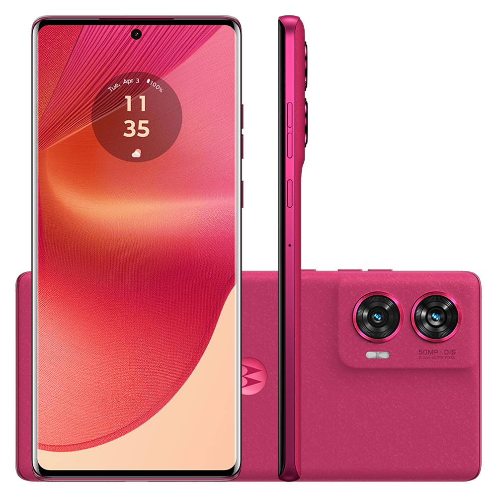 Smartphone Motorola Edge 50 Fusion 5G 6.7" Octa Core 256GB 8GB Câmera Dupla