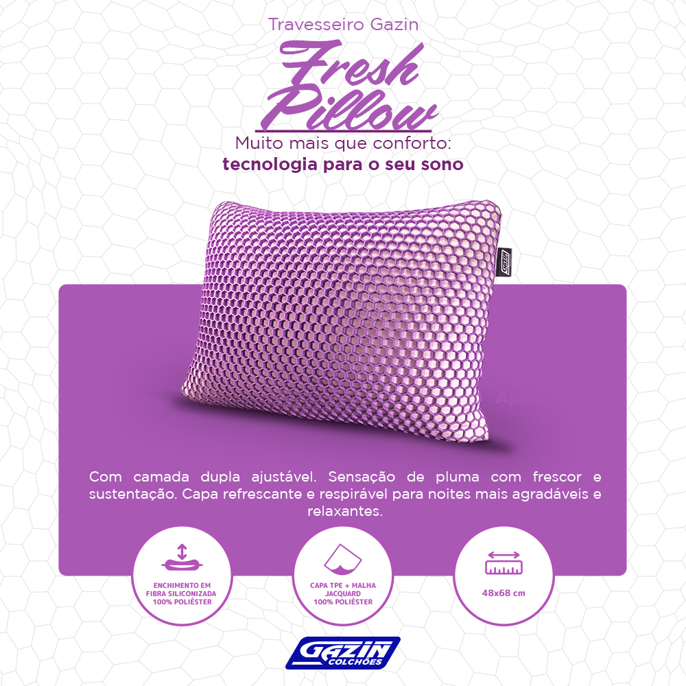 Travesseiro Gazin Fresh Pillow — foto 5