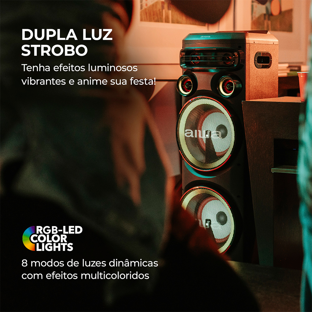 Caixa de Som Aiwa Torre 2300W Bluetooth — foto 9