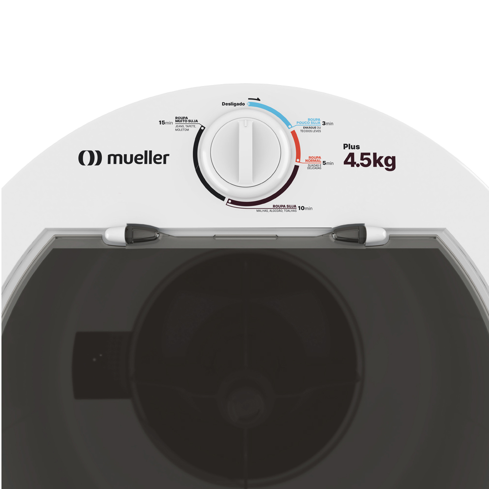 Tanquinho Mueller Plus 4,5kg Semiautomático Lavagem Rápida — foto 7