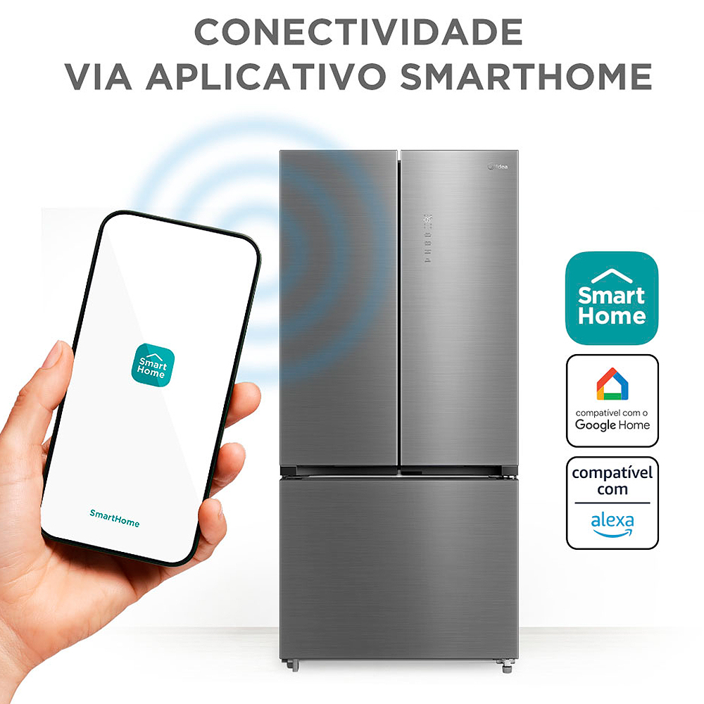 Geladeira Midea 672L Frost Free Multidoor Inverter MDRM905MMD463 — foto 5