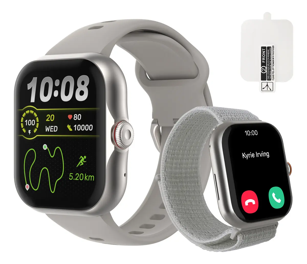Smartwatch Bettdow Fb055 Esportivo Ia Gps 3atm Música Prateado