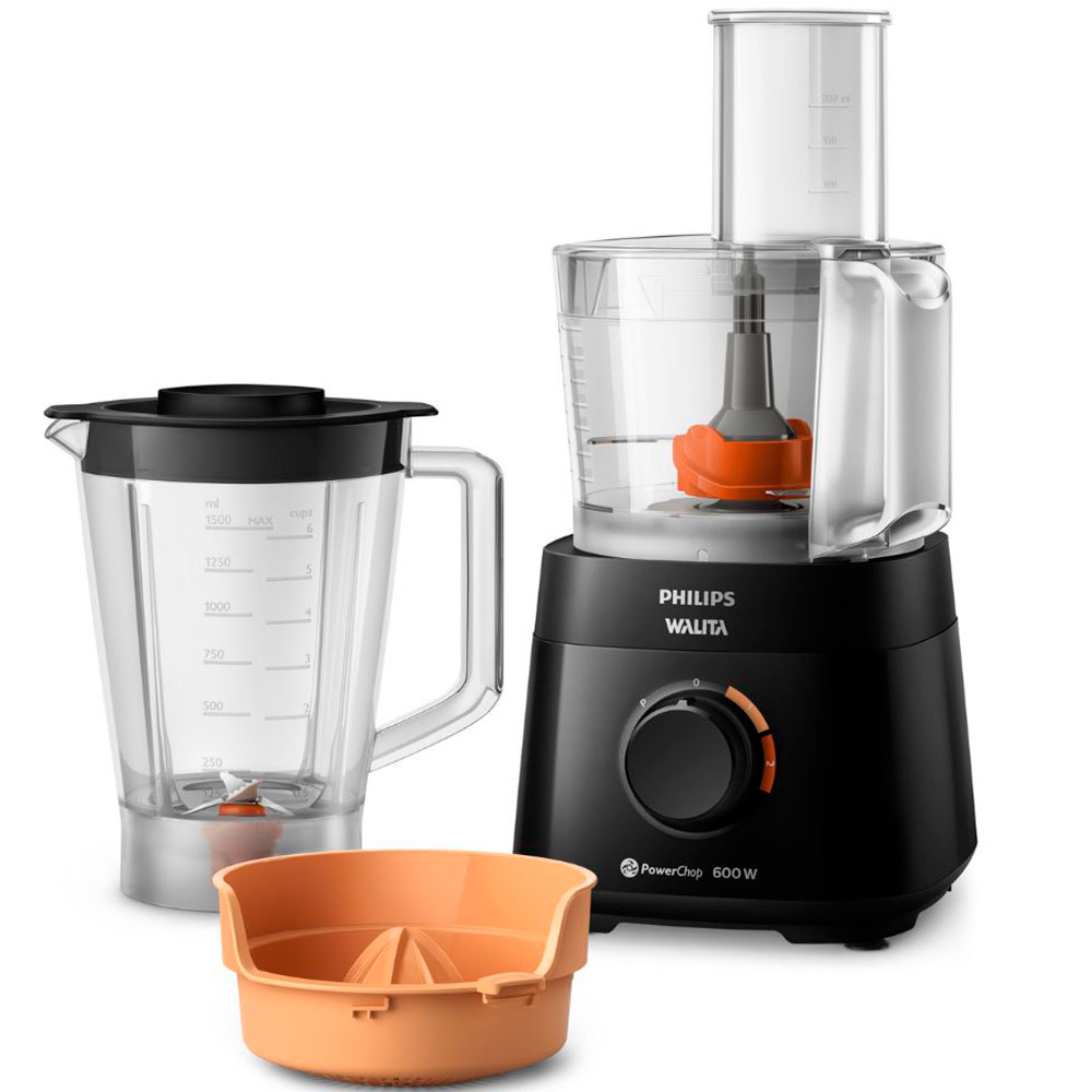 Multiprocessador de Alimentos Philips Walita PowerChop 2 Velocidades 600W