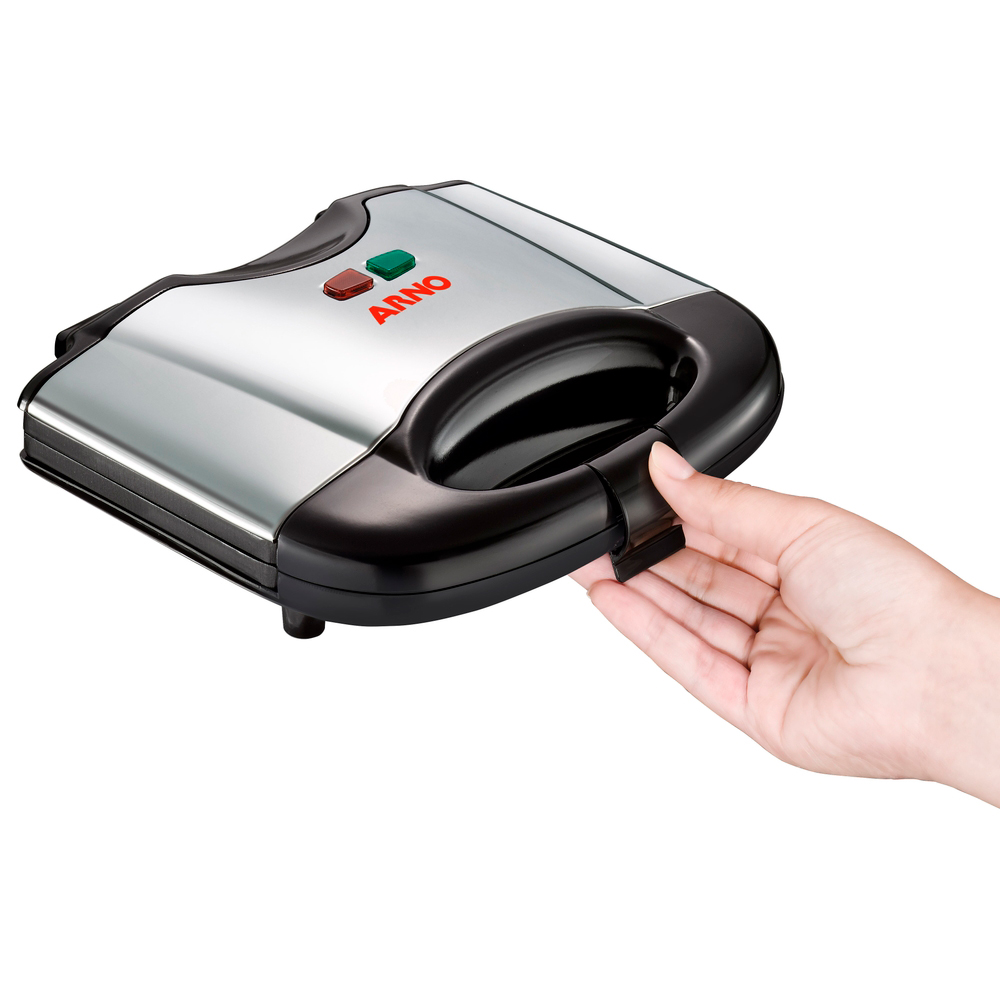 Grill Sanduicheira Arno Inox Antiaderente SACS 700W — foto 9