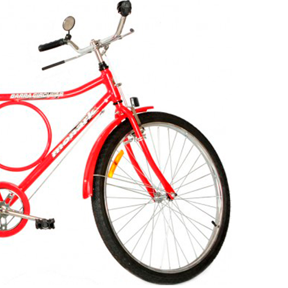 Bicicleta Aro 26 Monark Barra Circular Freio Varão — foto 5