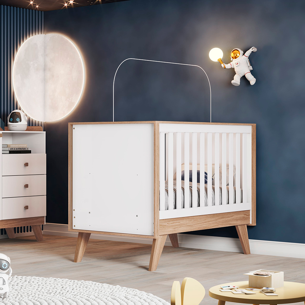Berço 3 em 1 Mini Cama  Confete Henn — foto 7