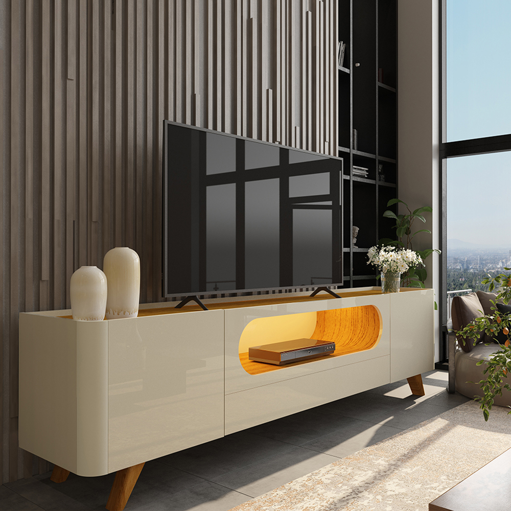 Rack Para TV Até 75" 2.10 Nobre Gelius