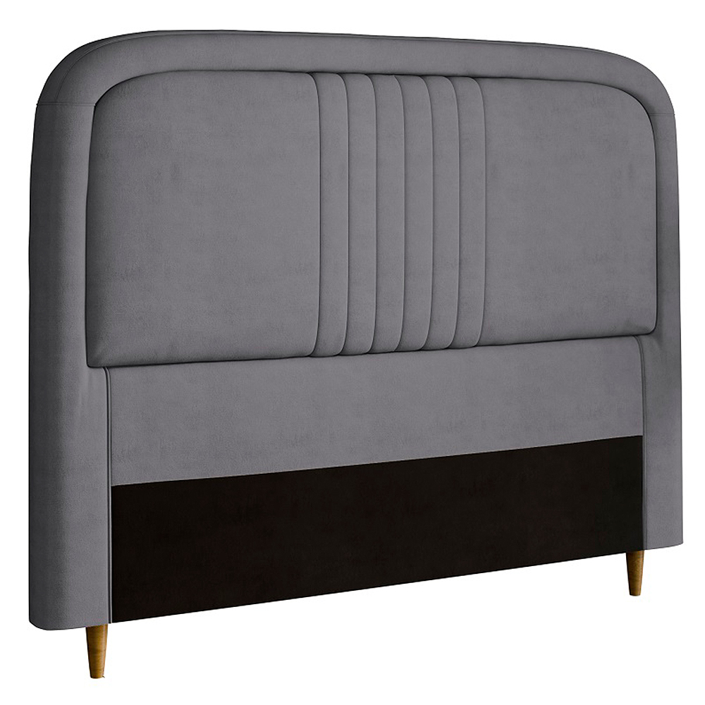 Cabeceira Casal Estofada 148cm MDF Chicago Dubue — foto 3