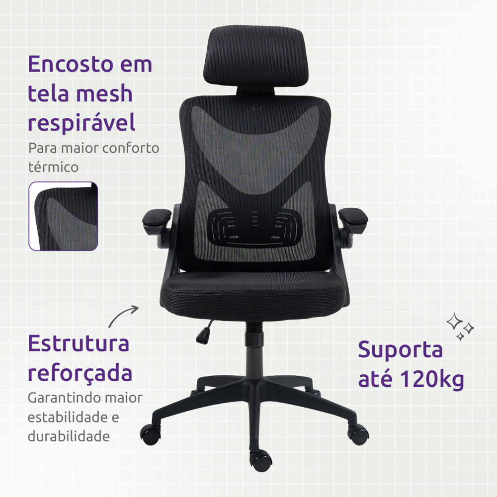 Cadeira Giratória Viper Pro Creative Rodízios — foto 9