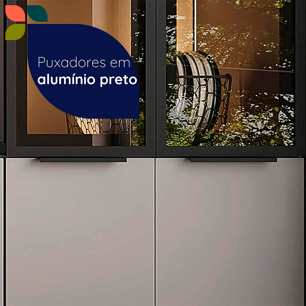Paneleiro Telasul Lumina 70cm LED 4 Portas — foto 7