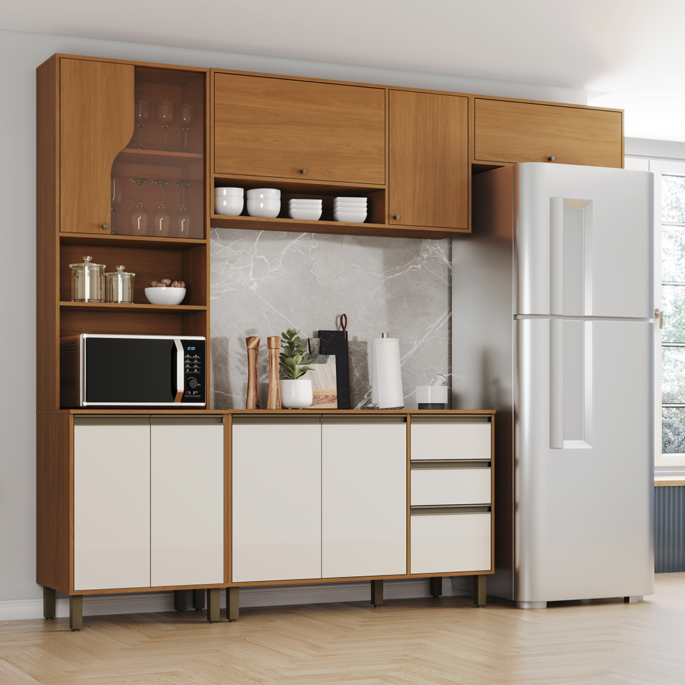 Cozinha Modulada 4 Peças 9 Portas 2 Gaveta Henn Venaly