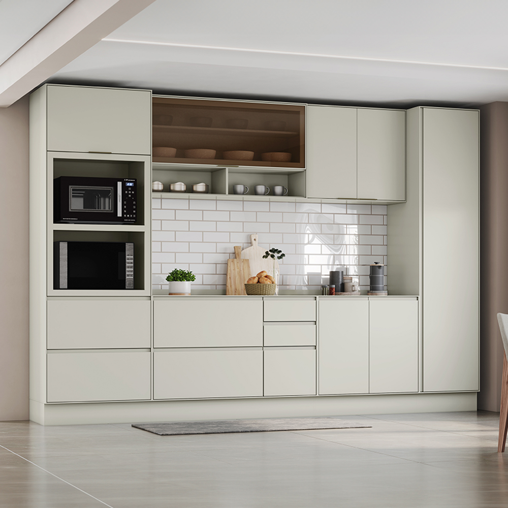 Cozinha Modulada 6 Peças 10 Portas 4 Gavetas Fineze Henn
