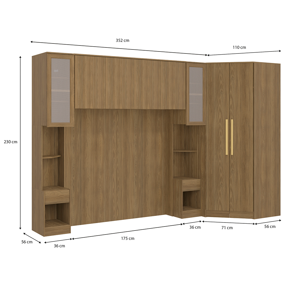 Quarto Modular Ágata Kappesberg 5 Peças — foto 5