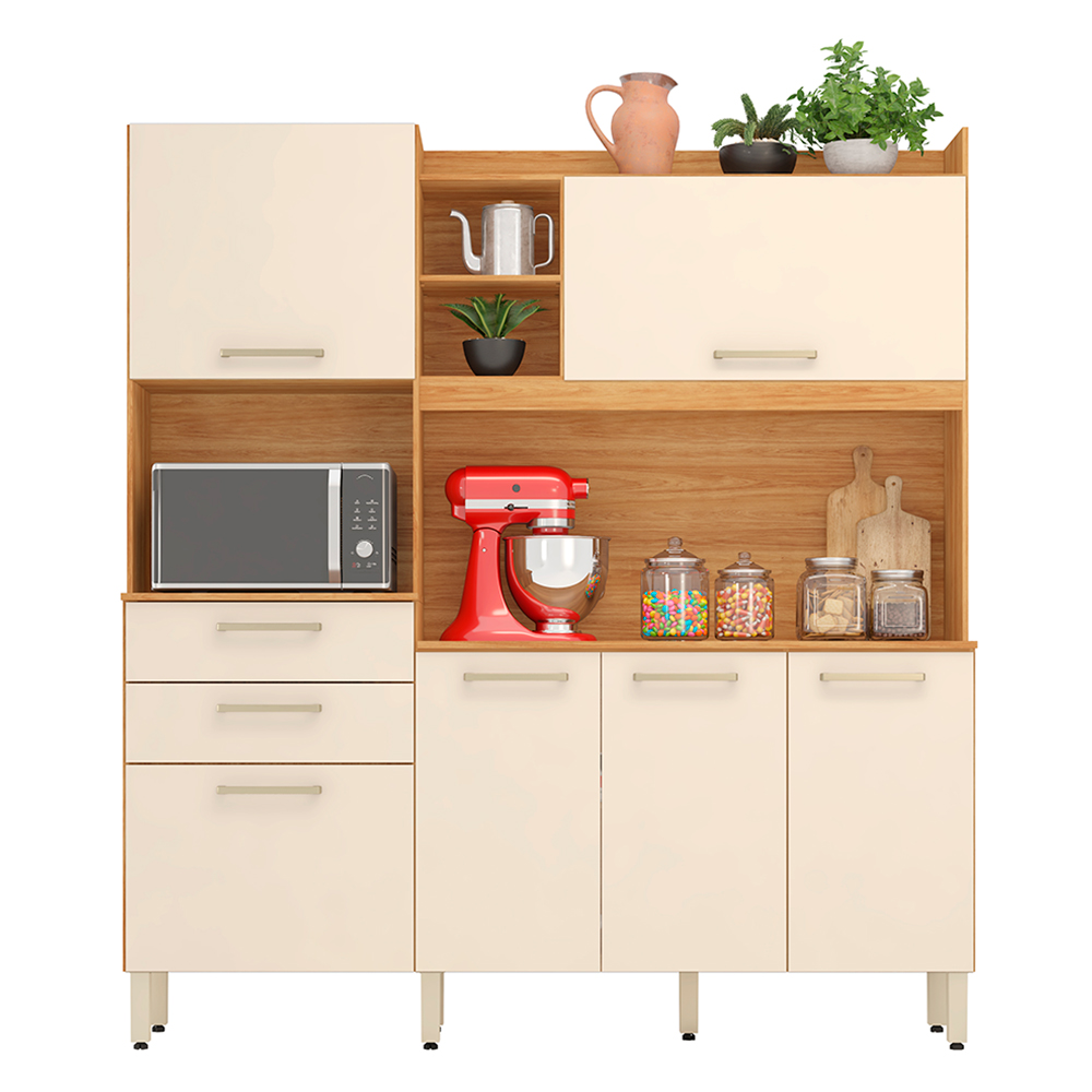 Cozinha Compacta 6 Portas 2 Gavetas Select Demobile — foto 4