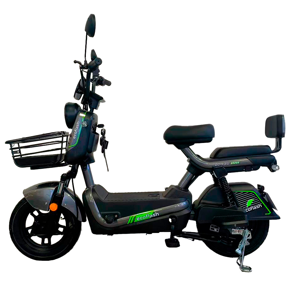 Scooter Elétrica EcoFlash Speed 600W Freio a Disco — foto 4