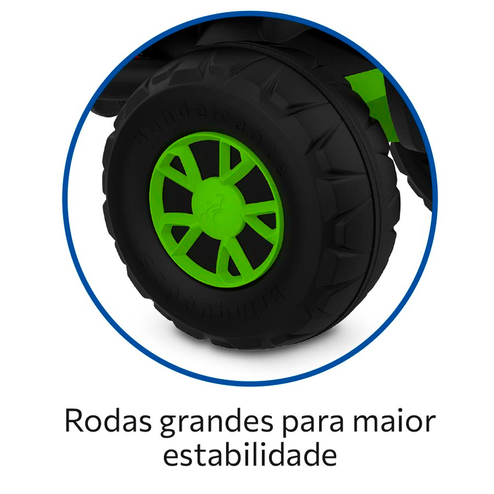 Quadriciclo Elétrico Infantil Bandeirante 2780 Câmbio 2 Velocidades — foto 8