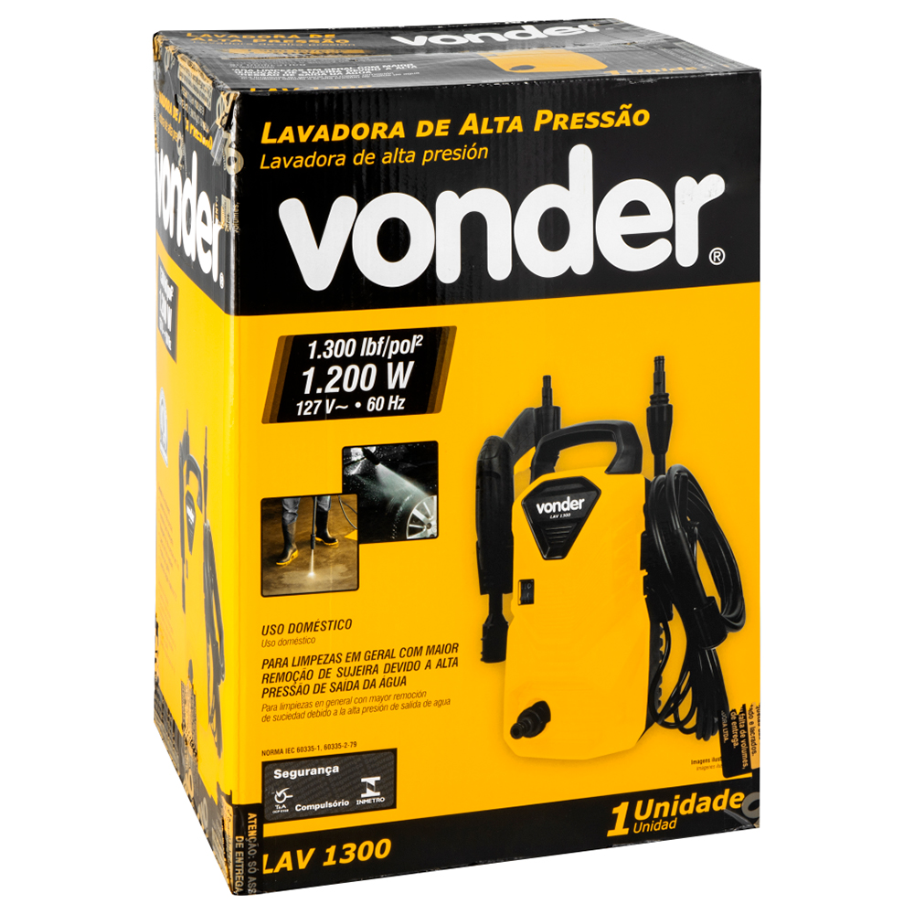 Lavadora de Alta Pressão Vonder LAV1300 1200W — foto 5