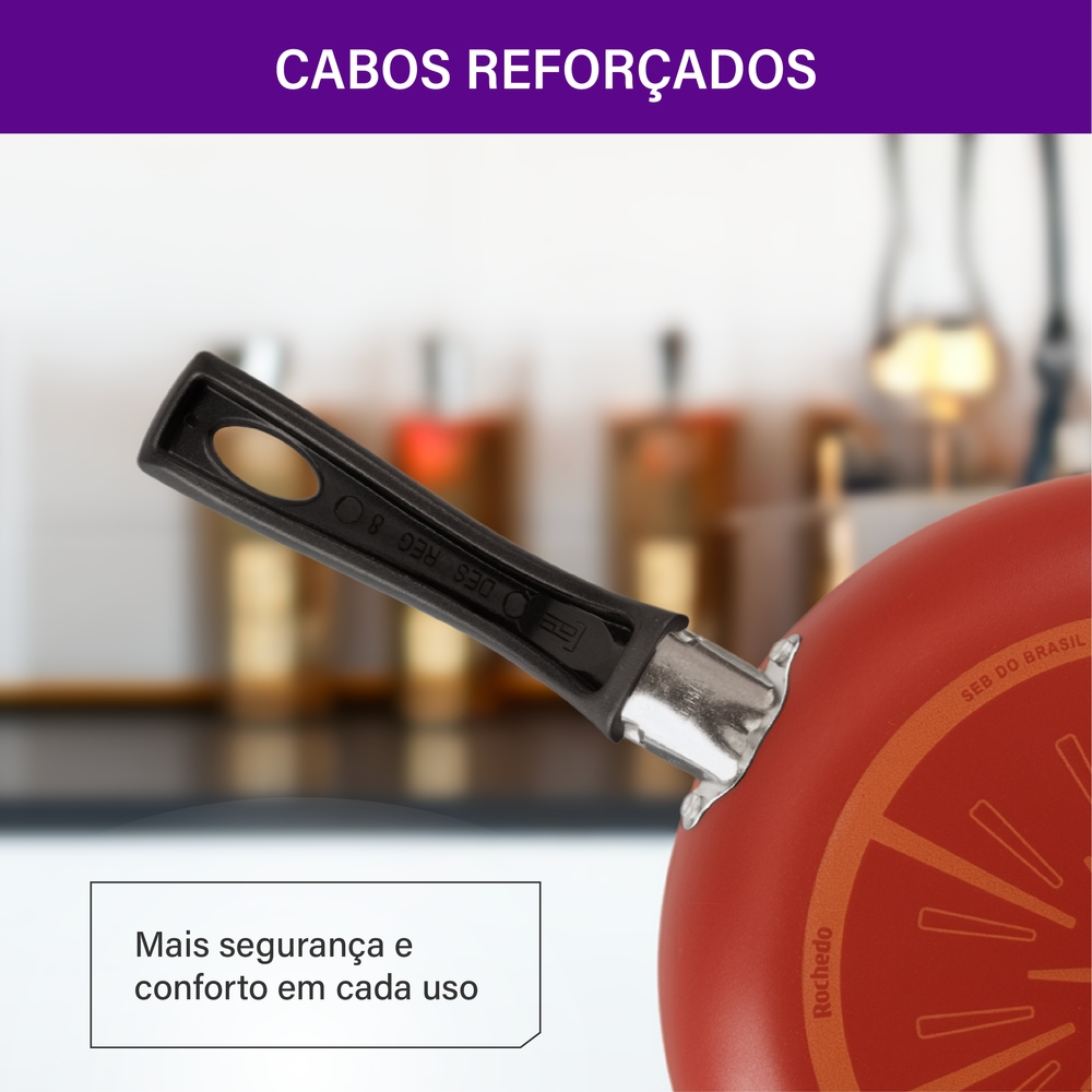 Frigideira Work Rochedo 1,5L Facilita Antiaderente — foto 6