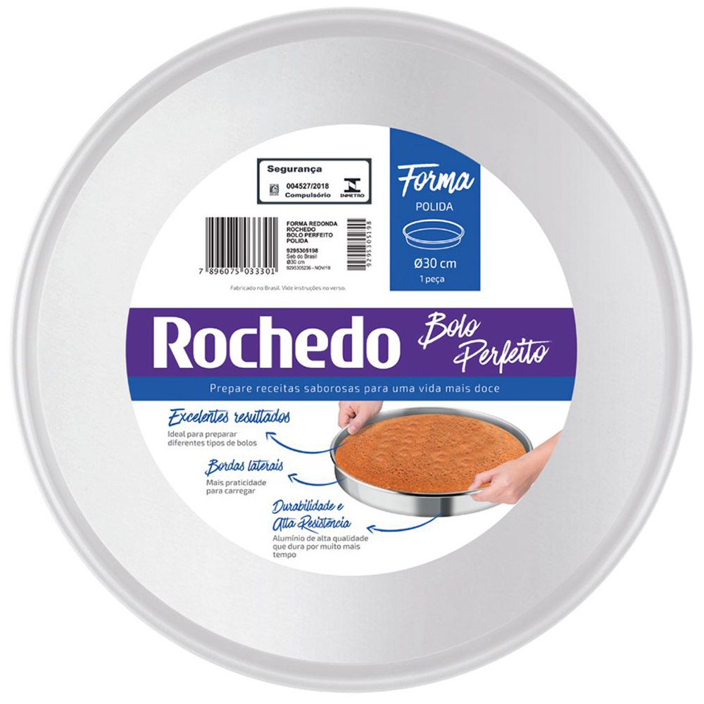 Forma Redonda Rochedo 30cm Bolo Perfeito — foto 7