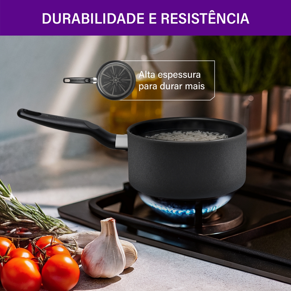 Panela Avulsa Rochedo Robusta 1,4L 16cm Antiaderente — foto 9