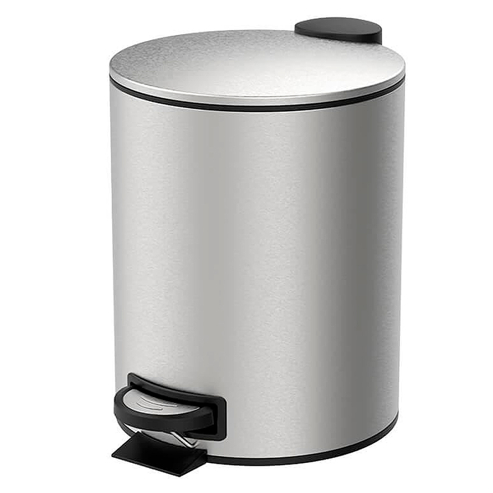 Lixeira 5L Aço Inox Com Pedal e Balde Interno Removível Brinox Spin