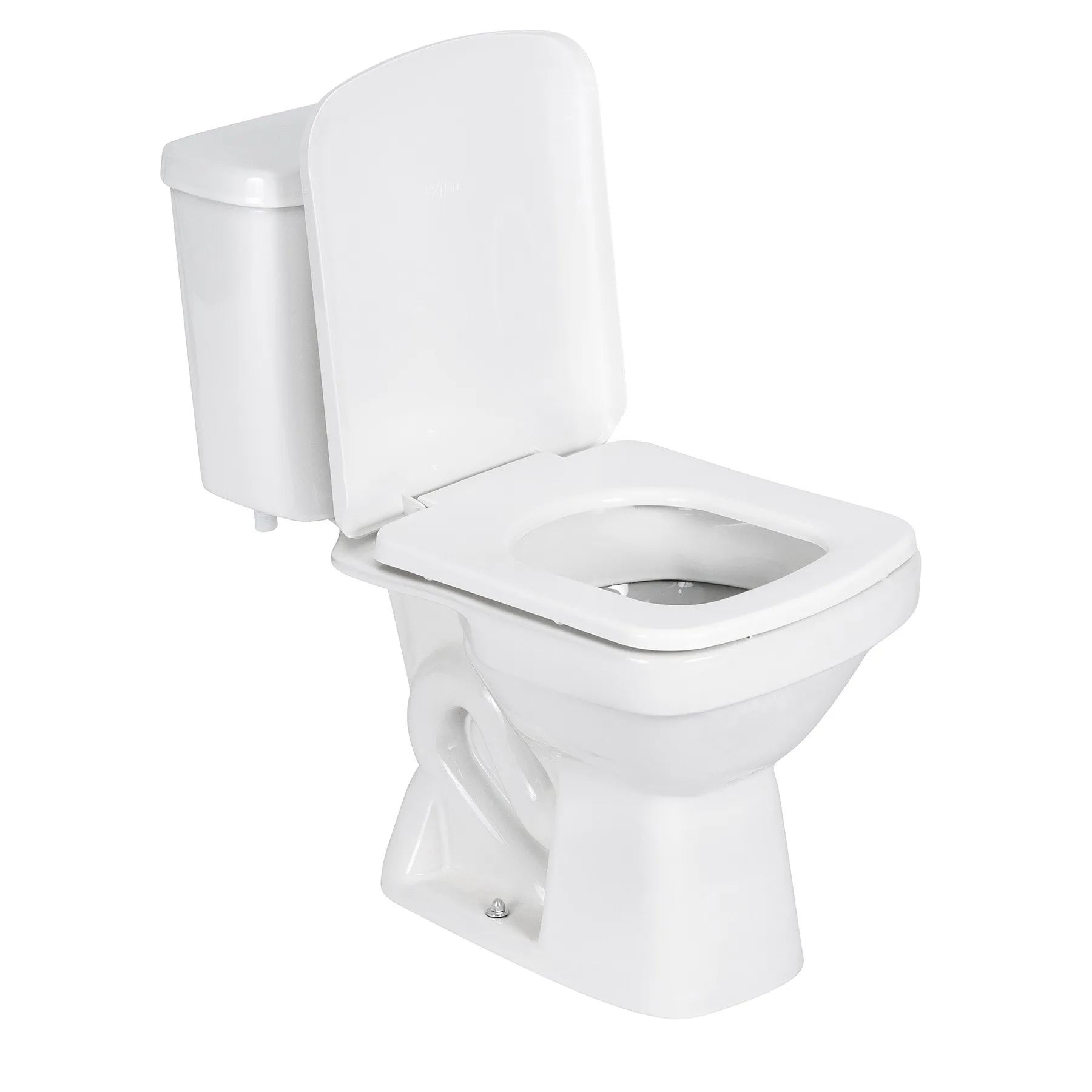 Kit Vaso Sanitário com Caixa Acoplada e Assento Branco Duplo Acionamento 3/6L Saída Vertical Lirio Fiori