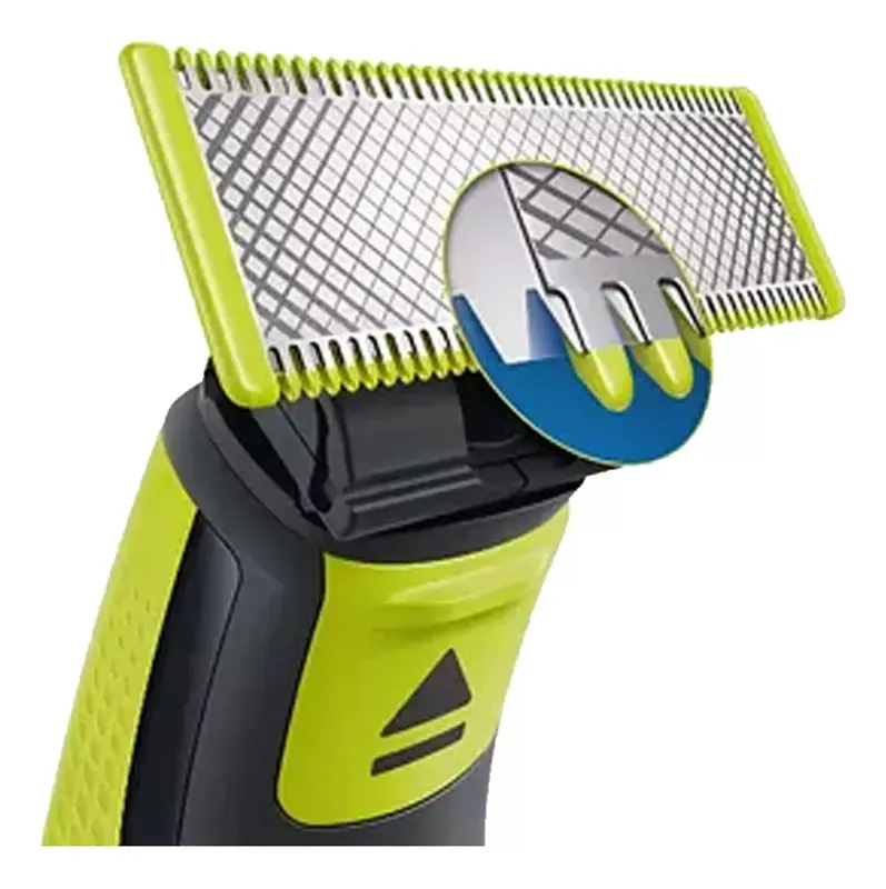Barbeador Philips Oneblade cor Verde-limão — foto 4