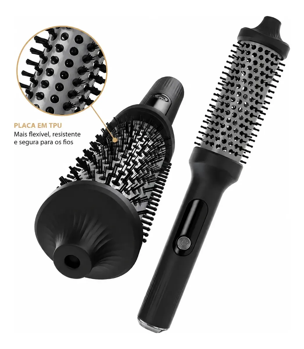Escova Modeladora Ceramica Ptc Wap Profissional 3em1 — foto 3