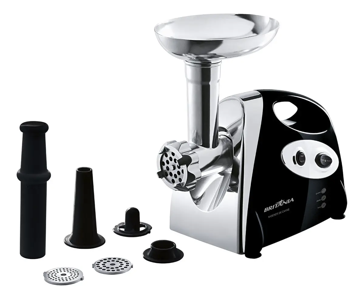 Moedor De Carne Elétrico Britânia Preto 350w