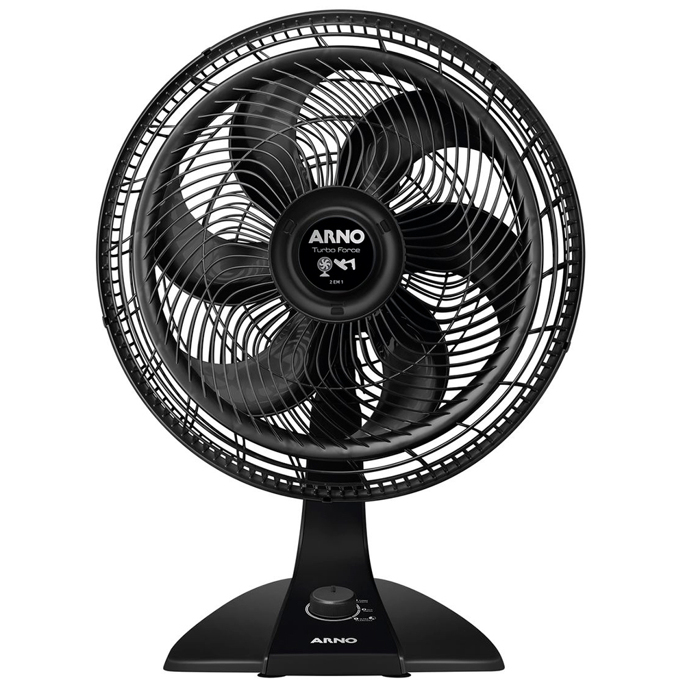 Ventilador 2 em 1 Mesa e Parede Arno Turbo Force 40cm VF42 6 Pás 126W