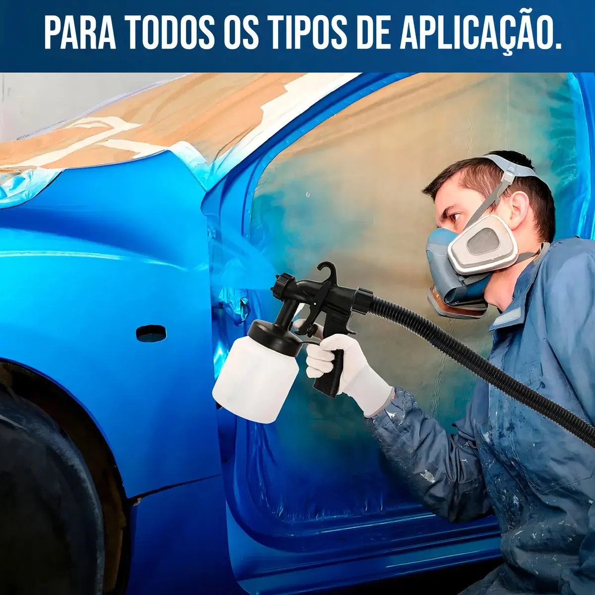 Pistola de Pintura Elétrica OzzyTools 650W com Tanque de 700mL — foto 4