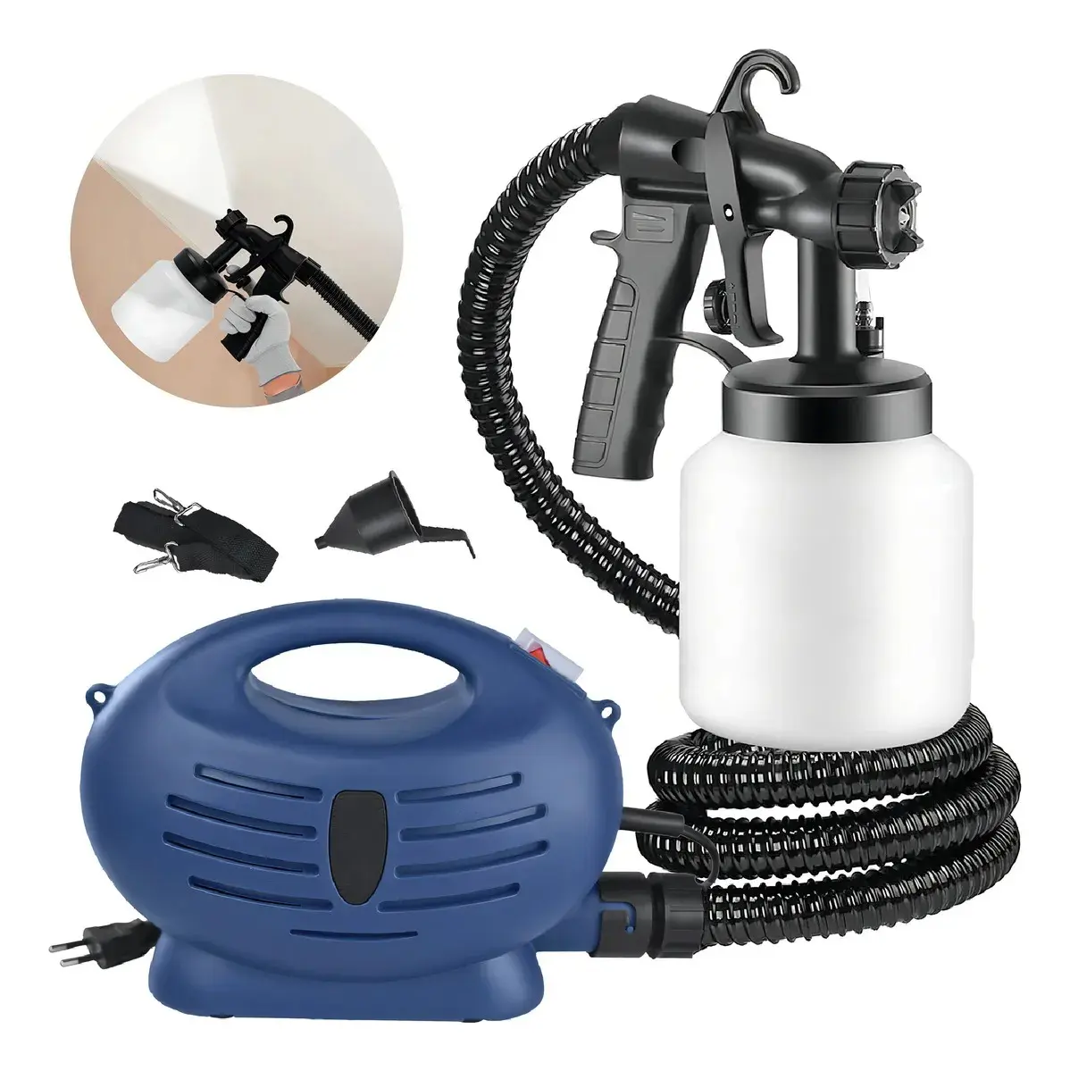 Pistola de Pintura Elétrica OzzyTools 650W com Tanque de 700mL — foto 2