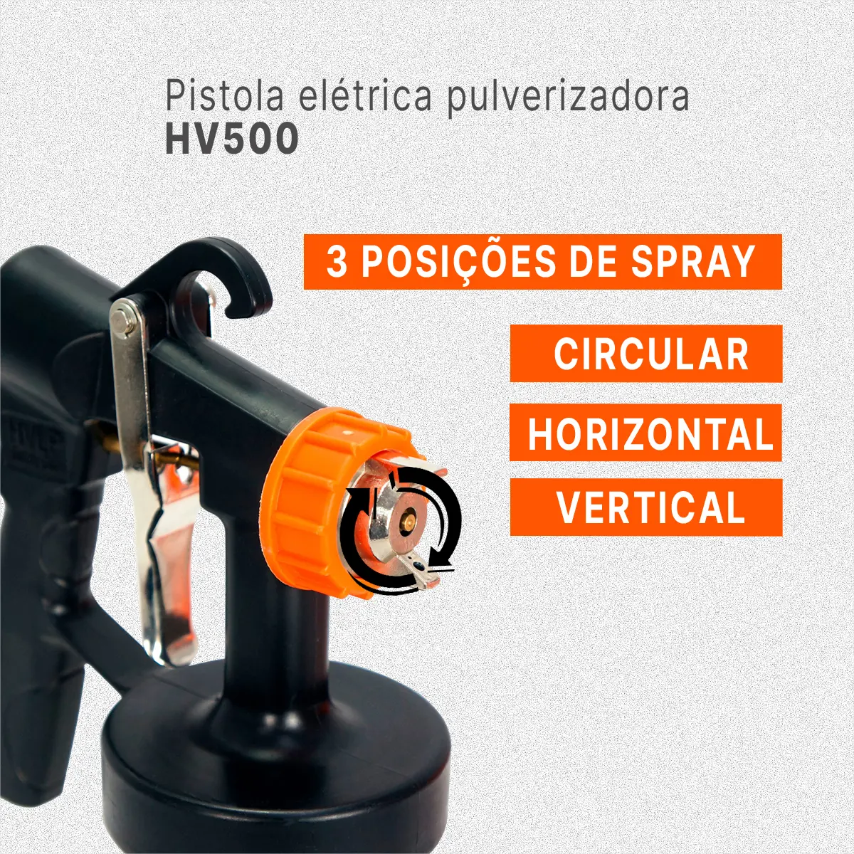 Pistola de Pintura Intech HV500 450W com Sistema HVLP — foto 3