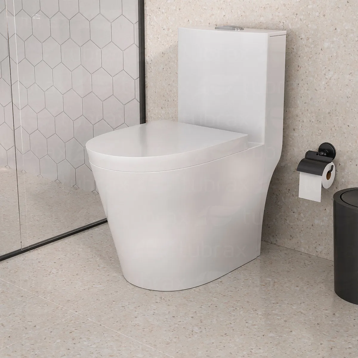 Vaso Sanitário Tubrax Acies Monobloco Caixa Acoplada Completo — foto 2